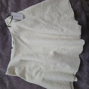 1.STATE Circle Faux Shearing Skirt in Birch. Size M